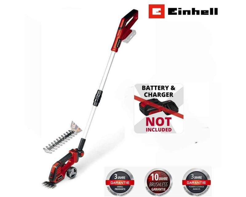Einhell Akku-Gras- und Strauchscherenset Einhell Akku-Gras- und Strauchschere GE-CG 18/100 Li T- 18V (Solo) von Einhell