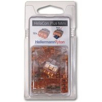 Hellermanntyton - 148-90055 HCPM-3-Blister-PC-CL/OG (18) Verbindungsklemme flexibel: 1.0-2.5 mm² starr von HellermannTyton