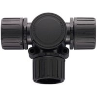 Hellermanntyton - 166-24800 HG16-T T-Verteiler Schwarz 16 mm, 16 mm, 16 mm 1 St. von HellermannTyton