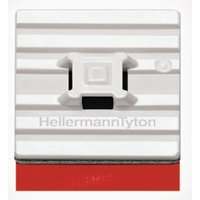 Hellermanntyton - FMB4APT-I-PA66HS-WH Befestigungssockel selbstklebend 151-01528 flexibler Sockel, 4 von HellermannTyton