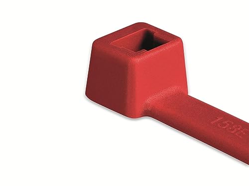 HellermannTyton 111-03004 T30R-PA66-RD Kabelbinder 150 mm 3,50 mm rot wetterfest 100 Stück HellermannTyton 111-03004 T30R-PA66-RD Kabelbinder 150 mm 3,50 mm rot wetterfest 100 Stück von HellermannTyton