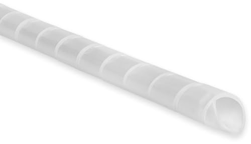 Hellermann Tyton 161 – 41103 Aufrechterhaltung-Kabel transparent – Kabelschutz (Kabel, transparent, Polyethylen,-60 – 80 °C, 5 m, 4 mm) von HellermannTyton