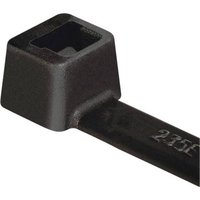 HellermannTyton 111-02358 T18I-PA66HS-BK Kabelbinder 145mm 2.50mm Schwarz Hitzestabilisiert 100St. von HellermannTyton
