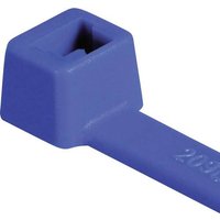 HellermannTyton 116-01816 T18R-PA66-BU-C1 Kabelbinder 100mm 2.50mm Blau 100St. von HellermannTyton