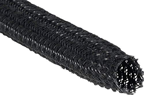 HellermannTyton 170-60400 HEGSAS04-PET-BK Geflechtschlauch Schwarz Polyester 2 bis 8mm Meterware, 5 Stück HellermannTyton 170-60400 HEGSAS04-PET-BK Geflechtschlauch Schwarz Polyester 2 bis 8mm Meterware, 5 Stück von HellermannTyton