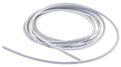 HellermannTyton 1NFP Spiral-Kabelschutzschlauch PE Grau, für Kabel-Ø 1.6mm bis 12mm, Länge 2m, Packung a 2 Meter HellermannTyton 1NFP Spiral-Kabelschutzschlauch PE Grau, für Kabel-Ø 1.6mm bis 12mm, Länge 2m, Packung a 2 Meter von HellermannTyton
