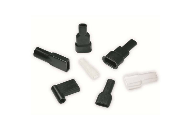 HellermannTyton Flachsteckhülsen HELLERMANNTYTON Winkeltülle, 631-08219, Natur, PVC, 1 Stück von HellermannTyton