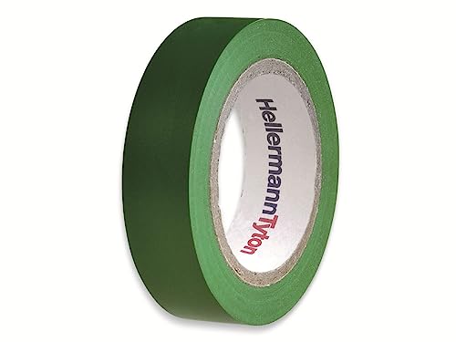 HELLERMANN TYTON HTAPE-FLEX15-15x10 Innen und Außen 10m PVC Grün Klebeband von HellermannTyton