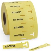 HellermannTyton Kennzeichnungsschilder 12x74mm PUR gelb TAGPU12X74LOOP-BU ge - 556-80585 von HellermannTyton
