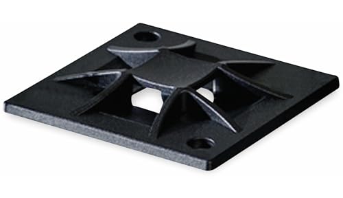 HellermannTyton Klebesockel QM30APTI-PA66-BK von HellermannTyton