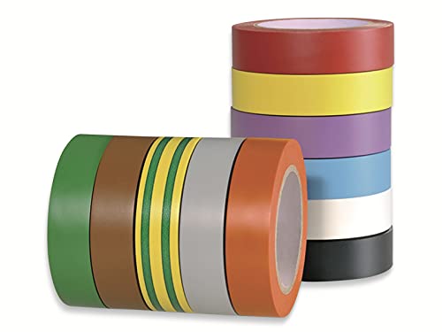 HellermannTyton PVC Isolierband-Set HTAPE-FLEX15 (VE10) von HellermannTyton