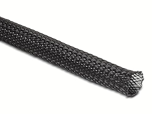 HellermannTyton Helagaine HLB Kabelschlauch Schwarz PET für Kabel-Ø 5mm bis 21mm, Länge 10m Umflochten Dehnbar, Packung a 1 Meter HellermannTyton Helagaine HLB Kabelschlauch Schwarz PET für Kabel-Ø 5mm bis 21mm, Länge 10m Umflochten Dehnbar, Packung a 1 Meter von HellermannTyton