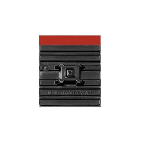 HellermannTyton - Set von 10 Klebesockeln Serie FlexTack FMB für runde und eckige Oberflächen von HellermannTyton