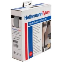 HellermannTyton Warmschrumpfschlauch 2:1 grau 5 m Rolle 300-31904(5) - 300-31904 von HellermannTyton