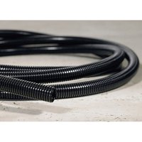Hellermanntyton - 166-12013 HG-ELWS12-PA6-BK Schutzschlauch Schwarz 10 mm 50 m von HellermannTyton