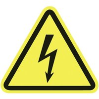 Warnschild Warnung vor elektrischer Spannung Kunststoff 100St. von HellermannTyton