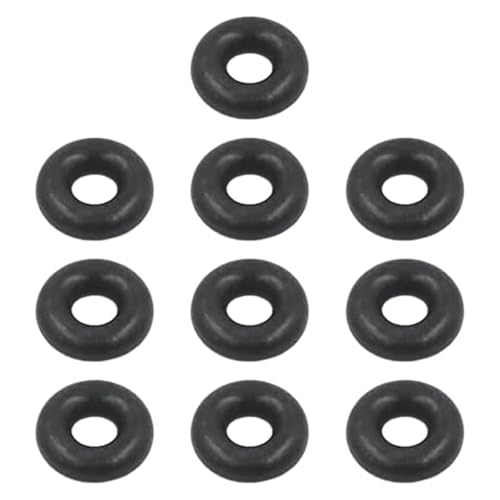Hellery 10x Gummi O Ringe Teile Schwarz Terminals Komponenten für Home Gym Maschine Verwenden Ersatz Dichtung 4mm Loch von Hellery