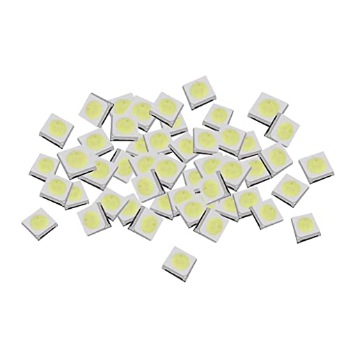 Hellery 50x LED Leuchtdioden Quadratisches 3V 1W Diodenchip 3535 SMD LED Chiplicht von Hellery