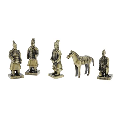 Hellery Chinesischer Krieger Steinfigur Krieger Armee Statue für und Garten, Gartenfigur, Gartendekoration, wie Beschreibung, S-1 von Hellery