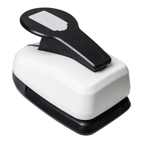Hellery Motivlocher Bastelstanzer Lochstanzer Papierstanzer Als Handgehaltenes Werkzeug Aus PP Material mit Ergonomischem Griff für Kinder Und Scrapbooking, Etikett Hellery Motivlocher Bastelstanzer Lochstanzer Papierstanzer Als Handgehaltenes Werkzeug Aus PP Material mit Ergonomischem Griff für Kinder Und Scrapbooking, Etikett von Hellery