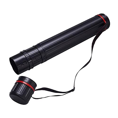 Hellery Poster Artwork Document Picture Storage Tube Scroll Holder Carry Case Box with Strap von Hellery