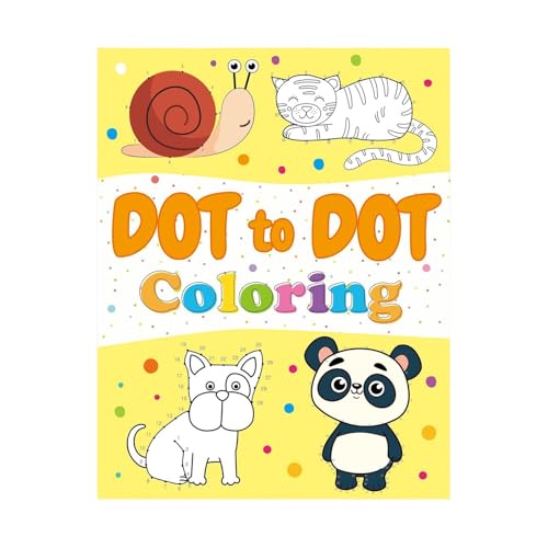 Hellery Punkt zu Punkt Malbuch, Aktivitätsbuch, Aufklärungs Lernaktivitäten, Zählen für Kleinkinder, Puzzles, Einfach, Animal Hellery Punkt zu Punkt Malbuch, Aktivitätsbuch, Aufklärungs Lernaktivitäten, Zählen für Kleinkinder, Puzzles, Einfach, Animal von Hellery