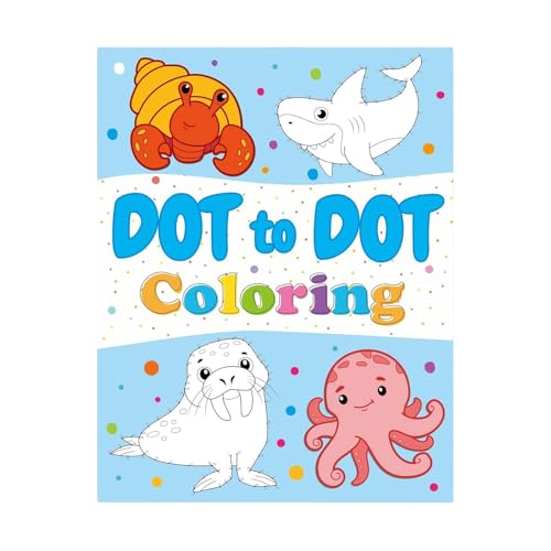 Hellery Punkt zu Punkt Malbuch, Aktivitätsbuch, Aufklärungs Lernaktivitäten, Zählen für Kleinkinder, Puzzles, Einfach, Ocean Hellery Punkt zu Punkt Malbuch, Aktivitätsbuch, Aufklärungs Lernaktivitäten, Zählen für Kleinkinder, Puzzles, Einfach, Ocean von Hellery