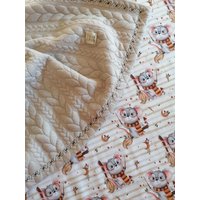 Babydecke Hellbeige/Zaubermaus Ca. 70x90cm, Auf Wunsch Mit Name von HelliMaus