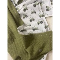 Babydecke Olive/Kleiner Traktor Und Seine Freunde Ca. 70x90cm, Auf Wunsch Mit Namen Babydecke Olive/Kleiner Traktor Und Seine Freunde Ca. 70x90cm, Auf Wunsch Mit Namen von HelliMaus