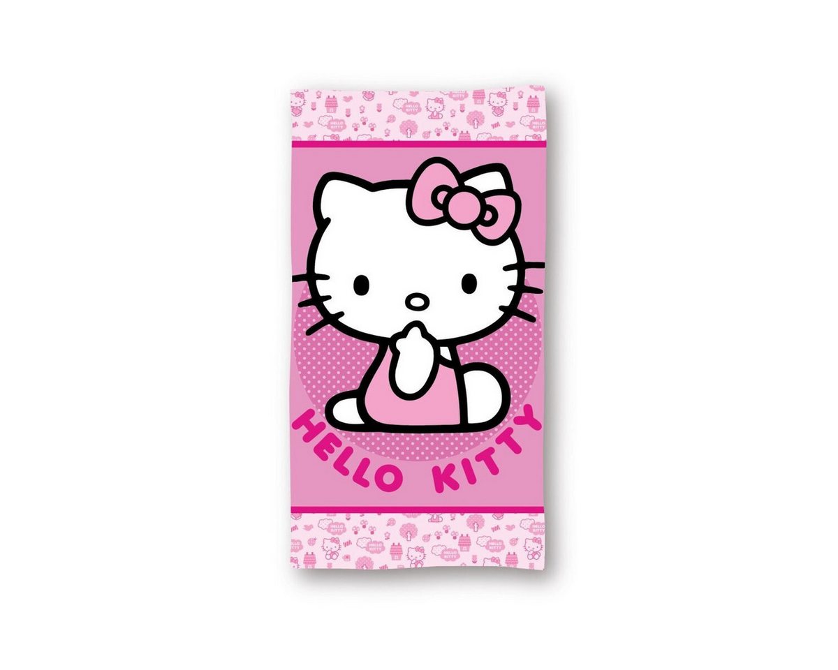 Hello Kitty Badetücher Hello Kitty Pinky Badetuch 70x140cm Fast Dry, 100% Polyester (1-St) von Hello Kitty