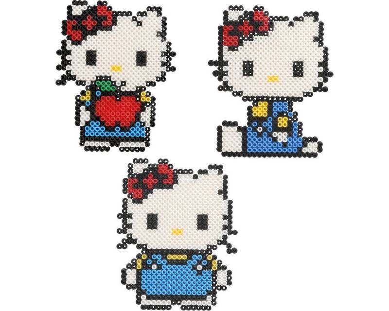 Hello Kitty Bügelperlen Apfel Mädchen, (2002-tlg), Perlen, Bastelperlen, Steckperlen, Kreativperlen, Kreativset von Hello Kitty