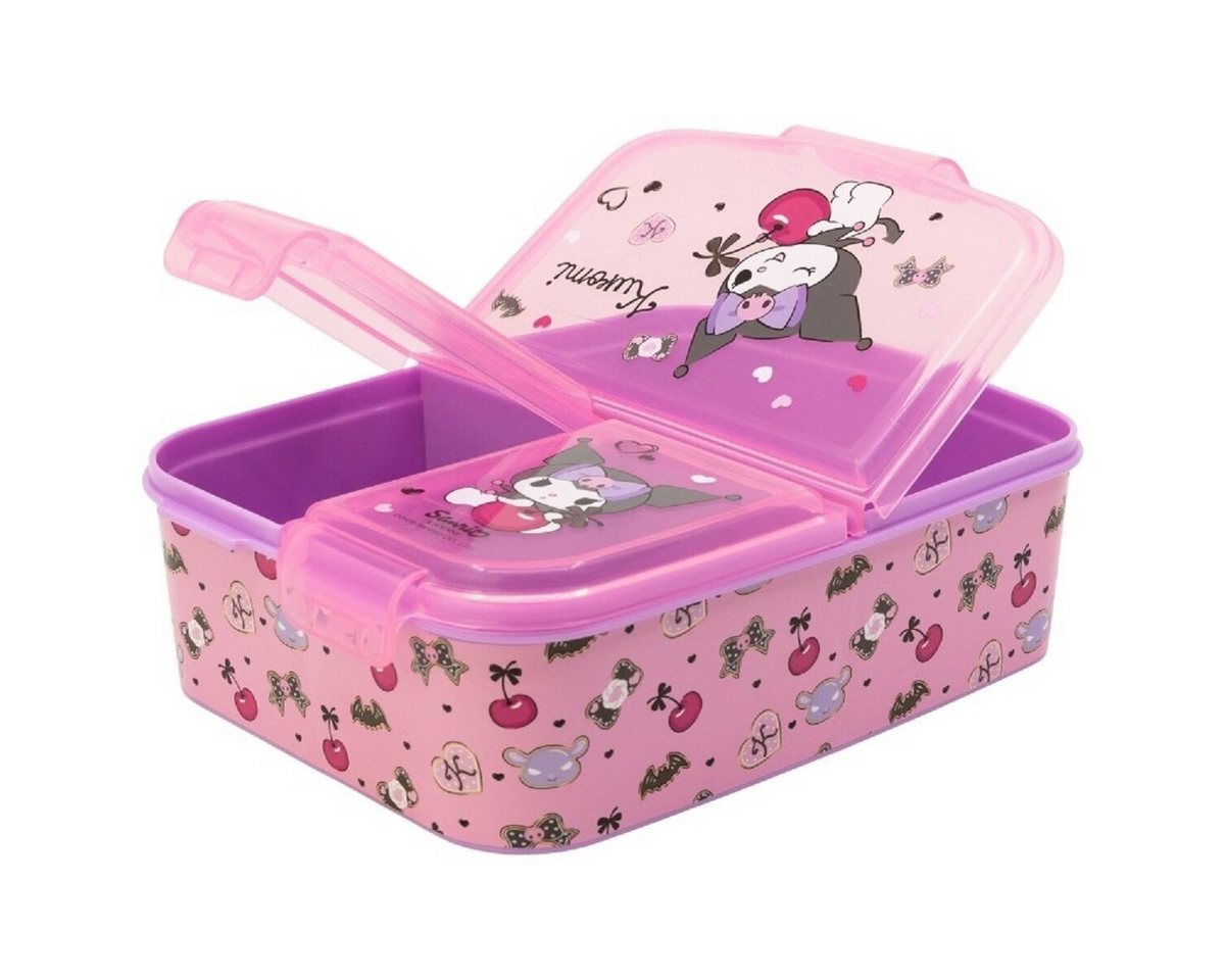 Hello Kitty Lunchbox Hello Kitty Kinder Brotdose Lunchbox mit 3 Fächern & tollem Design, (1-tlg) von Hello Kitty