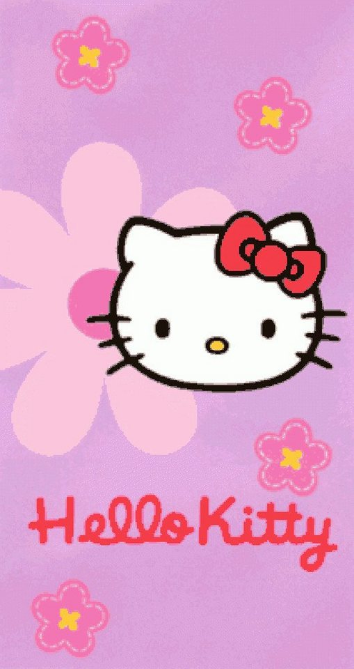 Hello Kitty Strandtuch Hello Kitty Badetuch Handtuch Strandtuch 76 x 152 cm Hello Kitty Strandtuch Hello Kitty Badetuch Handtuch Strandtuch 76 x 152 cm von Hello Kitty