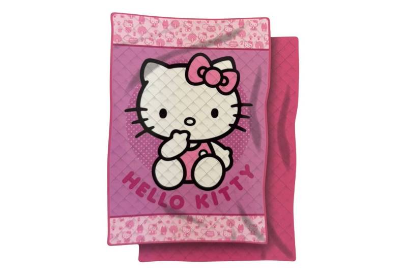 Hello Kitty Tagesdecke Steppdecke Bettdecke 250x150 cm für Mädchen von Hello Kitty