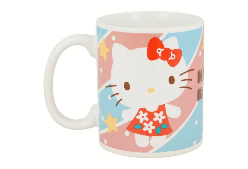 Hello Kitty Tasse Hello Kitty Kaffeetasse Teetasse Tasse Geschenkidee 325 ml, Keramik von Hello Kitty