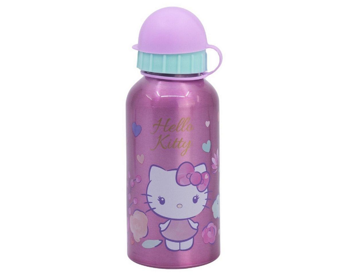 Hello Kitty Trinkflasche Hello Kitty Aluminium Trinkflasche 400ml Kinderflasche von Hello Kitty