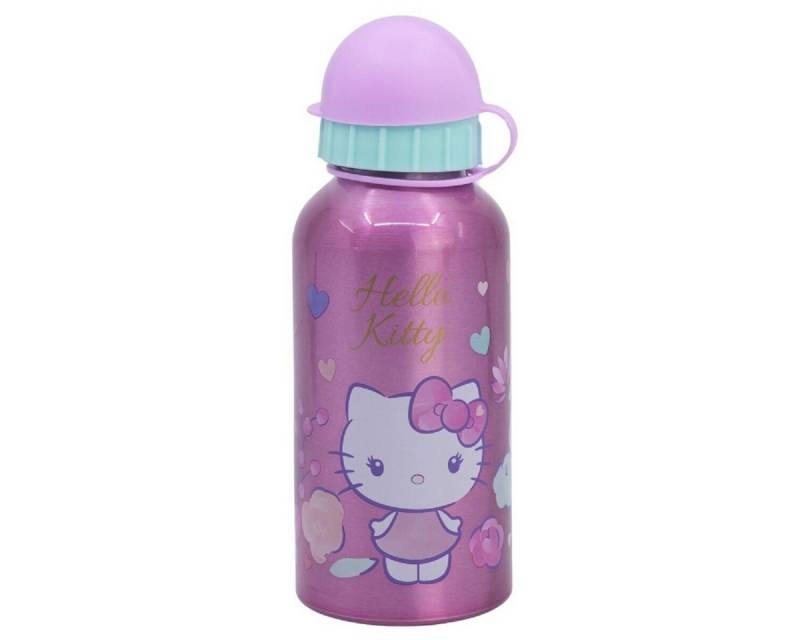 Hello Kitty Trinkflasche Hello Kitty Aluminium Trinkflasche 400ml Kinderflasche von Hello Kitty