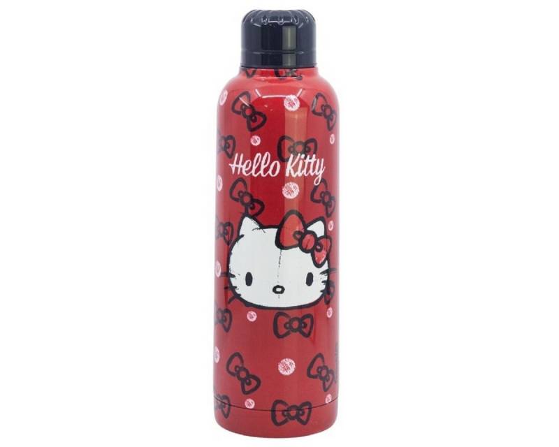 Hello Kitty Trinkflasche Hello Kitty Isolierte Edelstahl Trinkflasche Thermotrinkflasche 515ml von Hello Kitty