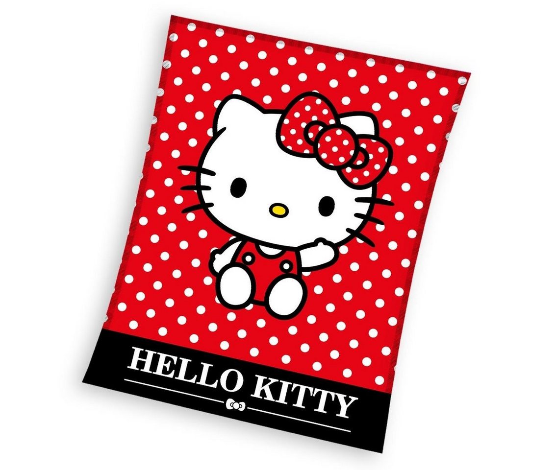 Kinderdecke Hello Kitty Fleecedecke Kuscheldecke 150 x 200 cm, Hello Kitty von Hello Kitty