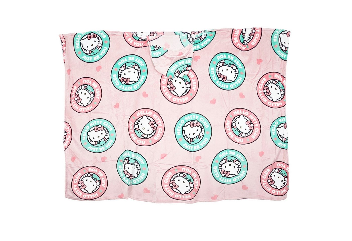 Wohndecke Hello Kitty Flanell Decke XL - Warme Kuscheldecke mit Kapuze, Hello Kitty, 120x150 cm Wohndecke Hello Kitty Flanell Decke XL - Warme Kuscheldecke mit Kapuze, Hello Kitty, 120x150 cm von Hello Kitty