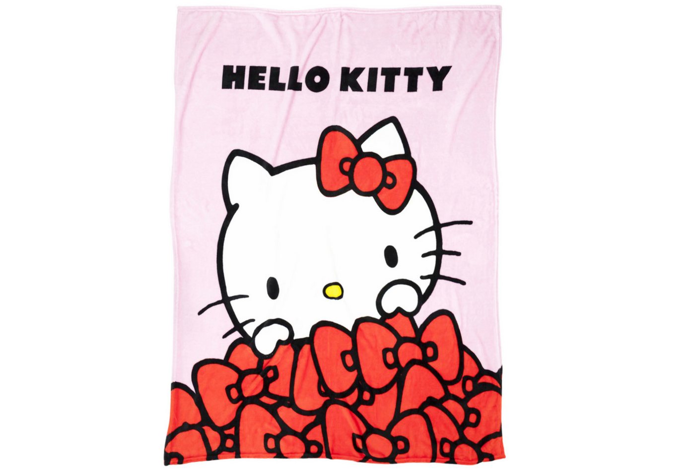 Wohndecke Hello Kitty Flanell Decke warme XL Kuscheldecke 130x160 cm, Hello Kitty Wohndecke Hello Kitty Flanell Decke warme XL Kuscheldecke 130x160 cm, Hello Kitty von Hello Kitty