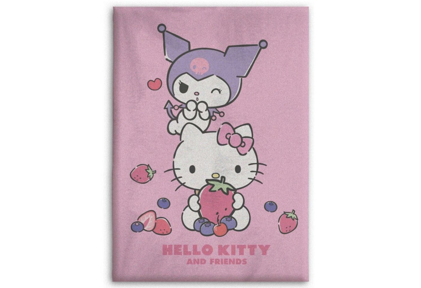 Wohndecke Hello Kitty Kuromi Kinder Fleece Decke warme Kuscheldecke 100x140 cm, Hello Kitty, 100x140 cm Wohndecke Hello Kitty Kuromi Kinder Fleece Decke warme Kuscheldecke 100x140 cm, Hello Kitty, 100x140 cm von Hello Kitty