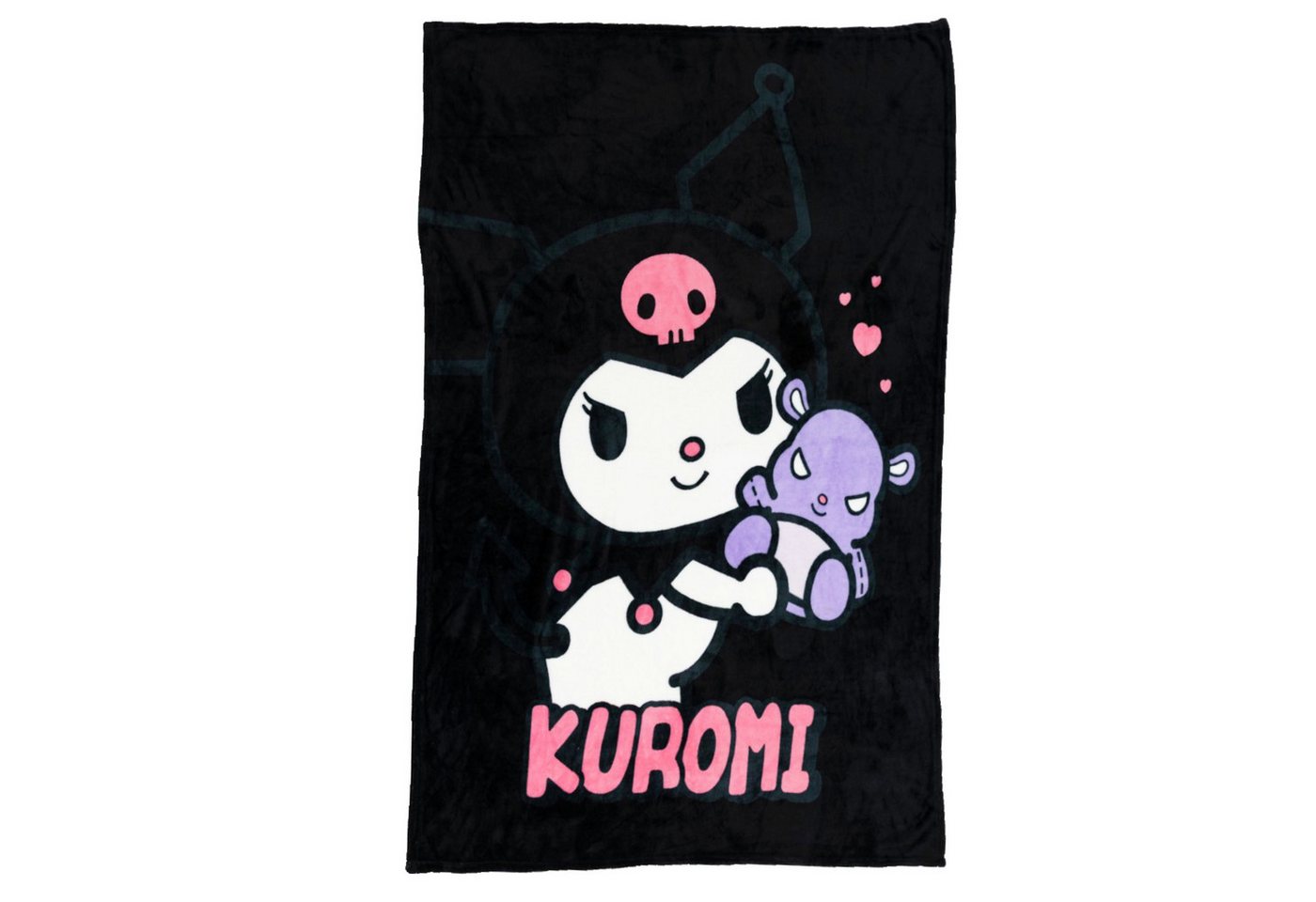 Wohndecke Hello Kitty Kuromi Kinder Fleece Decke warme Kuscheldecke 100x140 cm, Hello Kitty Wohndecke Hello Kitty Kuromi Kinder Fleece Decke warme Kuscheldecke 100x140 cm, Hello Kitty von Hello Kitty