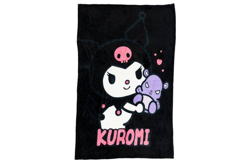 Wohndecke Hello Kitty Kuromi Kinder Fleece Decke warme Kuscheldecke 100x140 cm, Hello Kitty Wohndecke Hello Kitty Kuromi Kinder Fleece Decke warme Kuscheldecke 100x140 cm, Hello Kitty von Hello Kitty