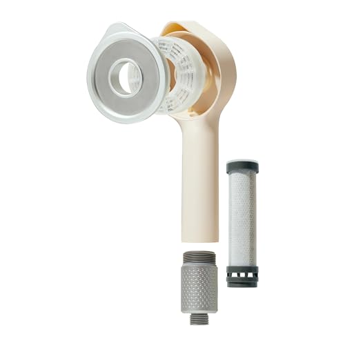 Hello Klean Nachfüll-Kartuschen für Reinigenden Duschkopf - filtert unerwünschte Metalle, Chlor und Verunreinigungen aus dem Duschwasser - enthält 1 x Kopf-Nachfüllpatrone & 1 x Griff-Nachfüllpatrone Hello Klean Nachfüll-Kartuschen für Reinigenden Duschkopf - filtert unerwünschte Metalle, Chlor und Verunreinigungen aus dem Duschwasser - enthält 1 x Kopf-Nachfüllpatrone & 1 x Griff-Nachfüllpatrone von Hello Klean