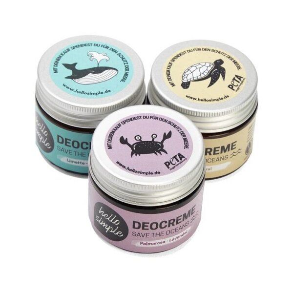 Hello Simple Deocreme Mix - 3er Set Hello Simple Deocreme Mix - 3er Set von Hello Simple