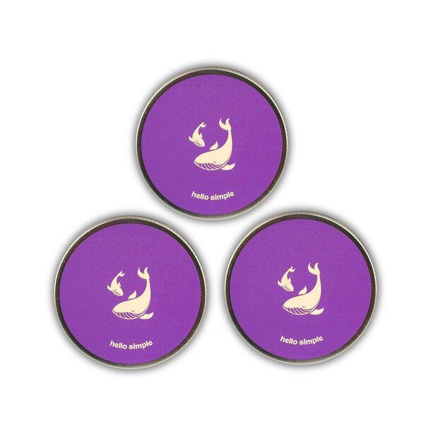 Hello Simple Deocreme - Save the Oceans, Palmarosa-Lavendel - 3er Set von Hello Simple