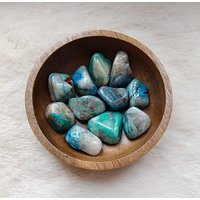 Shattuckit - Trommelstein Lithotherapie Natursteine Intuition Medium Psyche Geist Verbindung Wahrheit Bedeutung von HelloNatureFR