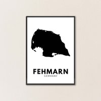 Insel Poster - Fehmarn Dekoratives Weckt Urlaubsgefühle Insel Poster - Fehmarn Dekoratives Weckt Urlaubsgefühle von HelloPage