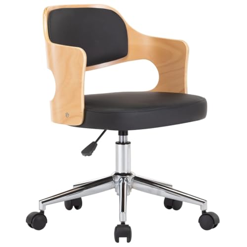 Helloshop26 Drehstuhl für Büro, Computer, Studie, Holz und Kunstleder, schwarz, 02_0024153 Helloshop26 Drehstuhl für Büro, Computer, Studie, Holz und Kunstleder, schwarz, 02_0024153 von Helloshop26